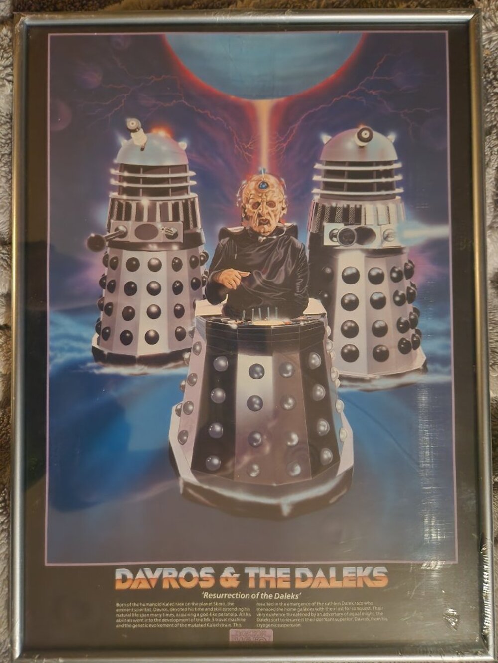 Dr Who Poster - Davros and the Daleks